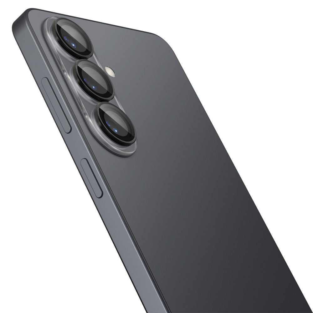 Skyddsfilm för bakre kamera Spigen GlastR EZ FIT Optik Pro HD för Samsung Galaxy S26 Plus S947, Härdat Glas, Set med 2 stycken, Svart