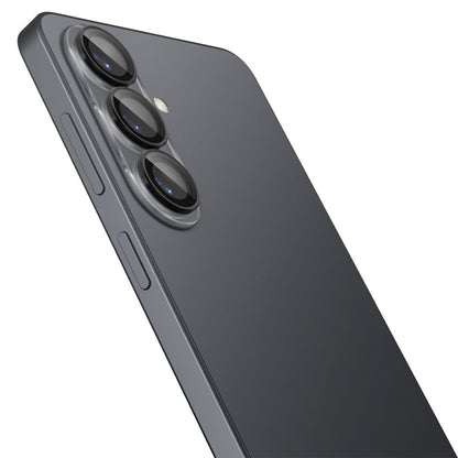Skyddsfilm för bakre kameran Spigen GlastR EZ FIT Optik Pro HD för Samsung Galaxy S26 S942, Härdat glas, Set med 2 stycken, Svart AGL11099