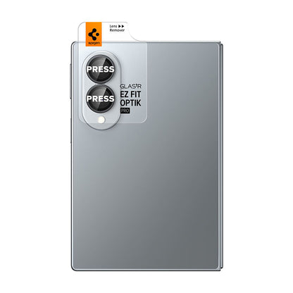 Skyddsfilm för bakre kamera Spigen GlastR EZ FIT Optik Pro HD för Samsung Galaxy Z Fold8 F971, härdat glas, set med 2 stycken, svart AGL11944
