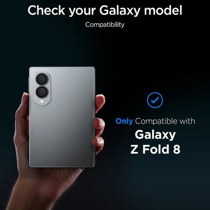 Skyddsfilm för bakre kamera Spigen GlastR EZ FIT Optik Pro HD för Samsung Galaxy Z Fold8 F971, härdat glas, set med 2 stycken, svart AGL11944