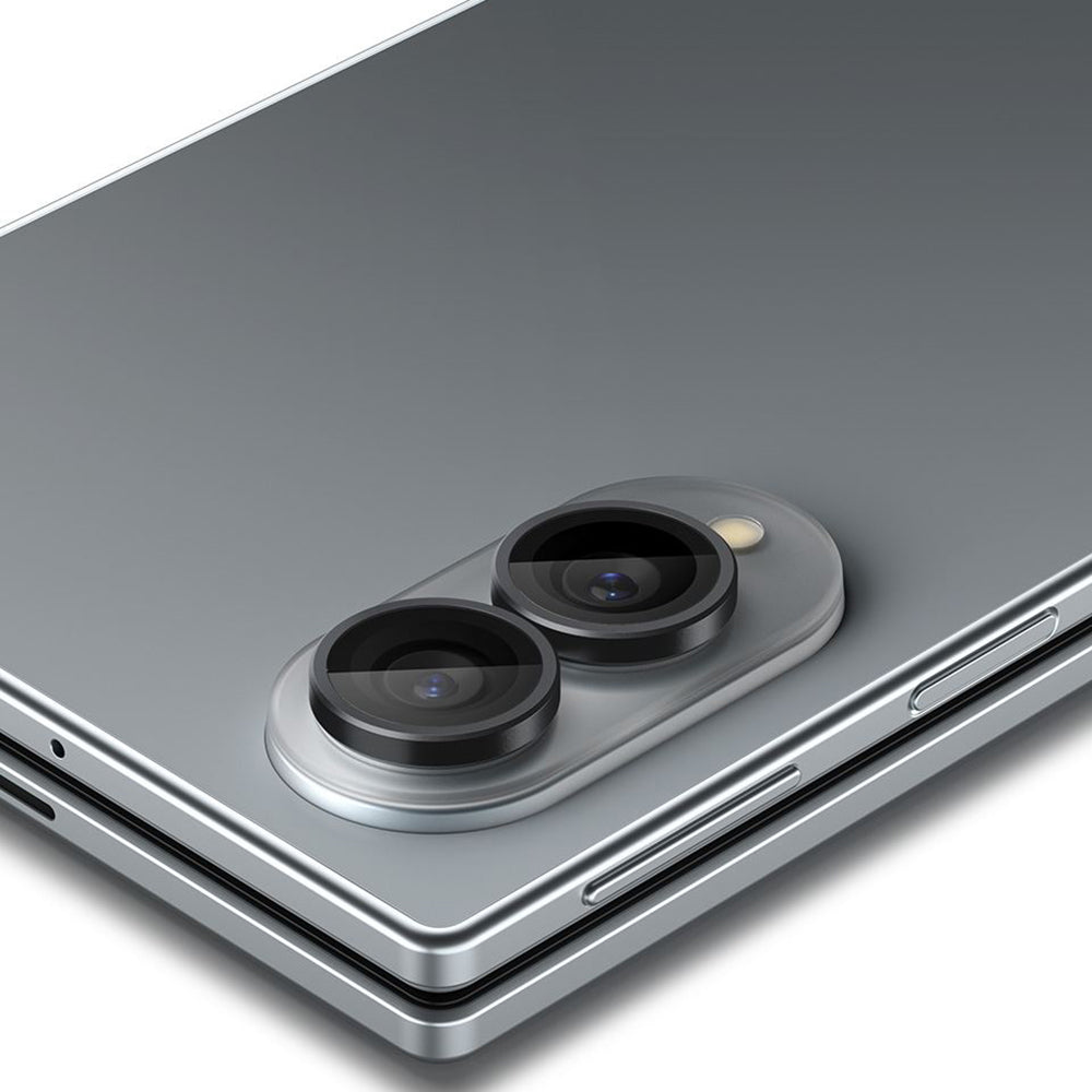 Skyddsfilm för bakre kamera Spigen GlastR EZ FIT Optik Pro HD för Samsung Galaxy Z Fold8 F971, härdat glas, set med 2 stycken, svart AGL11944