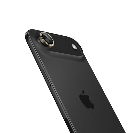 Rear Camera Protection Film Spigen GlastR EZ FIT Optik Pro for Apple iPhone 17 Air, Tempered Glass, Set of 2 pieces, Gold AGL10131