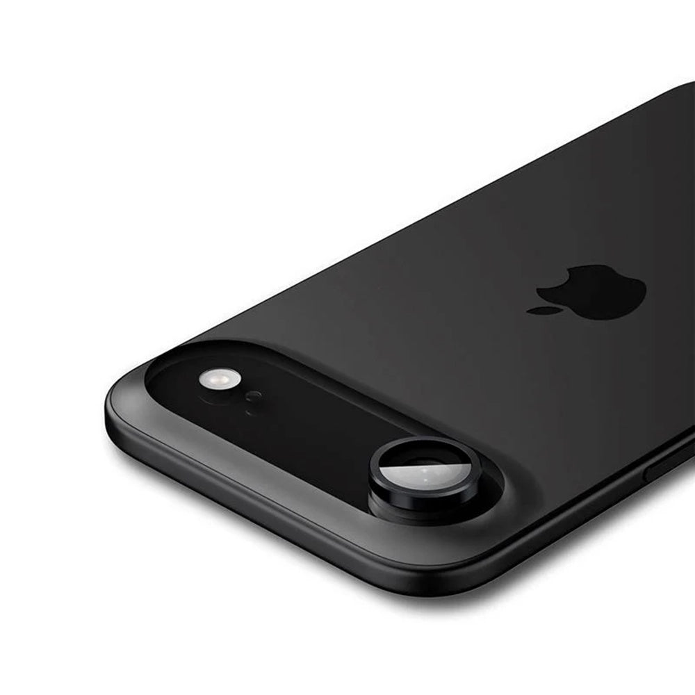Skyddsfilm för bakre kameran Spigen GlastR EZ FIT Optik Pro för Apple iPhone 17 Air, Härdat glas, Set med 2 stycken, Svart
