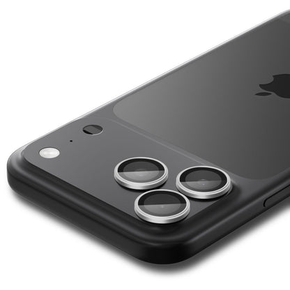 Skyddsfilm för bakre kamera Spigen GlastR EZ FIT Optik Pro för Apple iPhone 17 Pro Max / 17 Pro, Härdat glas, Set med 2 stycken, Silver