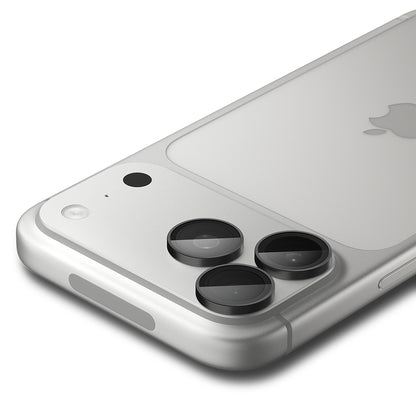Skyddande film för bakre kamera Spigen GlastR EZ FIT Optik Pro för Apple iPhone 18 Pro / 18 Pro Max, härdat glas, set om 2 stycken, mörkgrå AGL12043