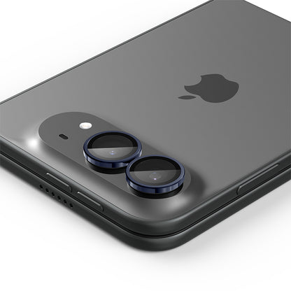 Skyddsfilm för bakre kamera Spigen GlastR EZ FIT Optik Pro för Apple iPhone Duo, härdat glas, set om 2 stycken, marinblå AGL12011