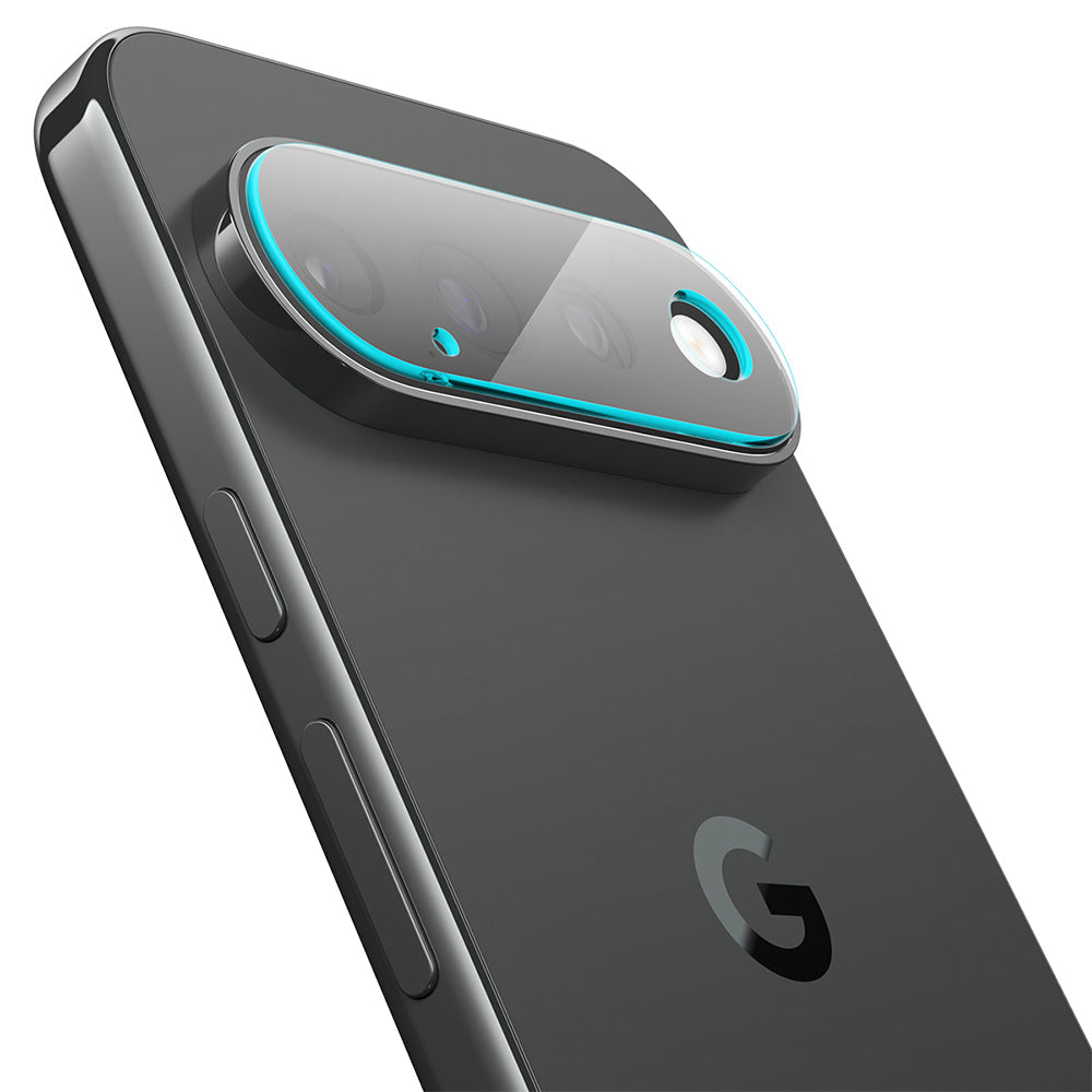 Skyddsfodral för bakre kamera Spigen GlastR EZ FIT Optik Pro för Google Pixel 11 Pro, härdat glas, set med 2 stycken, svart AGL11484
