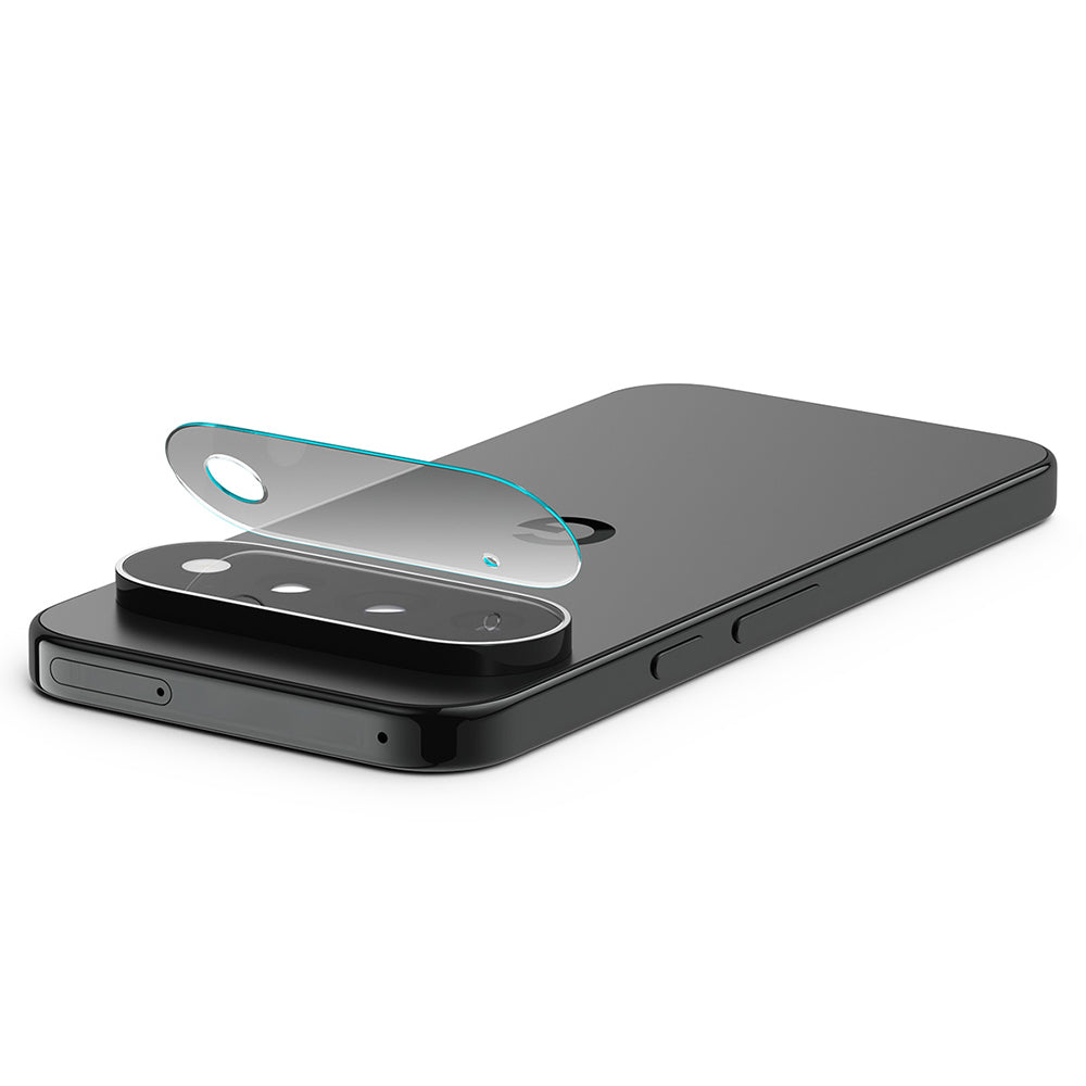 Skyddsfodral för bakre kamera Spigen GlastR EZ FIT Optik Pro för Google Pixel 11 Pro, härdat glas, set med 2 stycken, svart AGL11484