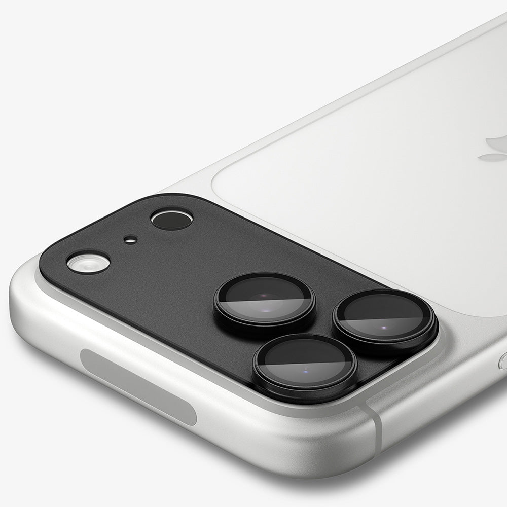 Skyddsfilm för bakre kamera Spigen GlastR EZ FIT Optik Pro XL för Apple iPhone 18 Pro Max, härdat glas, mörkgrå AGL12039