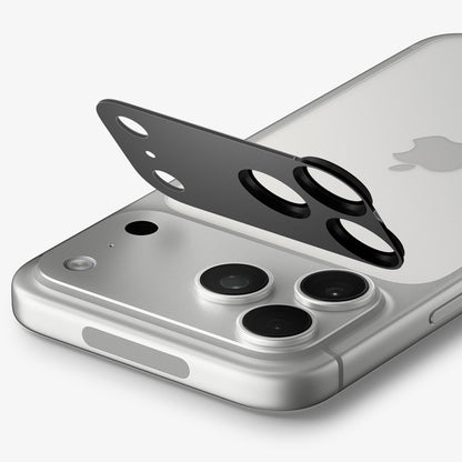 Skyddsfilm för bakre kamera Spigen GlastR EZ FIT Optik Pro XL för Apple iPhone 18 Pro Max, härdat glas, mörkgrå AGL12039