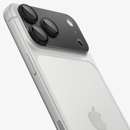 Skyddsfilm för bakre kamera Spigen GlastR EZ FIT Optik Pro XL för Apple iPhone 18 Pro Max, härdat glas, mörkgrå AGL12039