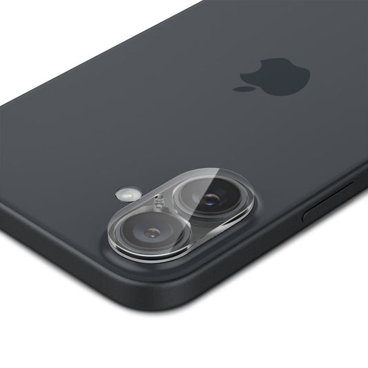 Skyddsfilm för bakre kamera Spigen GlastR Optik för Apple iPhone 16 Plus / 16, härdat glas, set om 2 stycken, transparent AGL07923