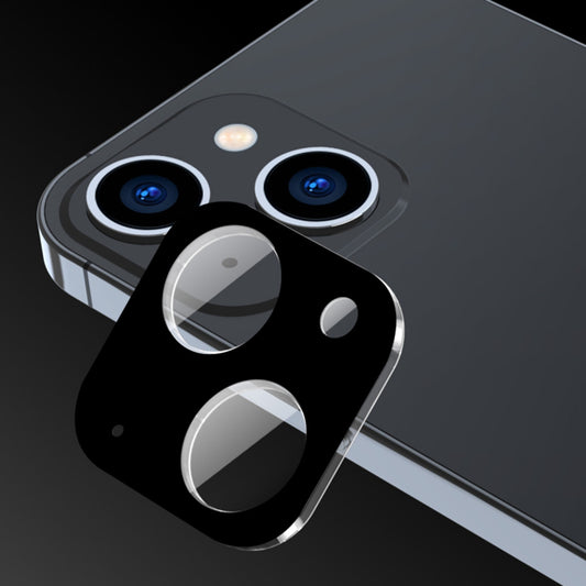 Skyddande film för bakre kamera Techsuit för Apple iPhone 15 Plus / 15, härdat glas, svart