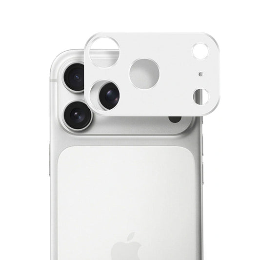 Techsuit Rear Camera Protective Film for Apple iPhone 17 Pro Max, Tempered Glass, Silver