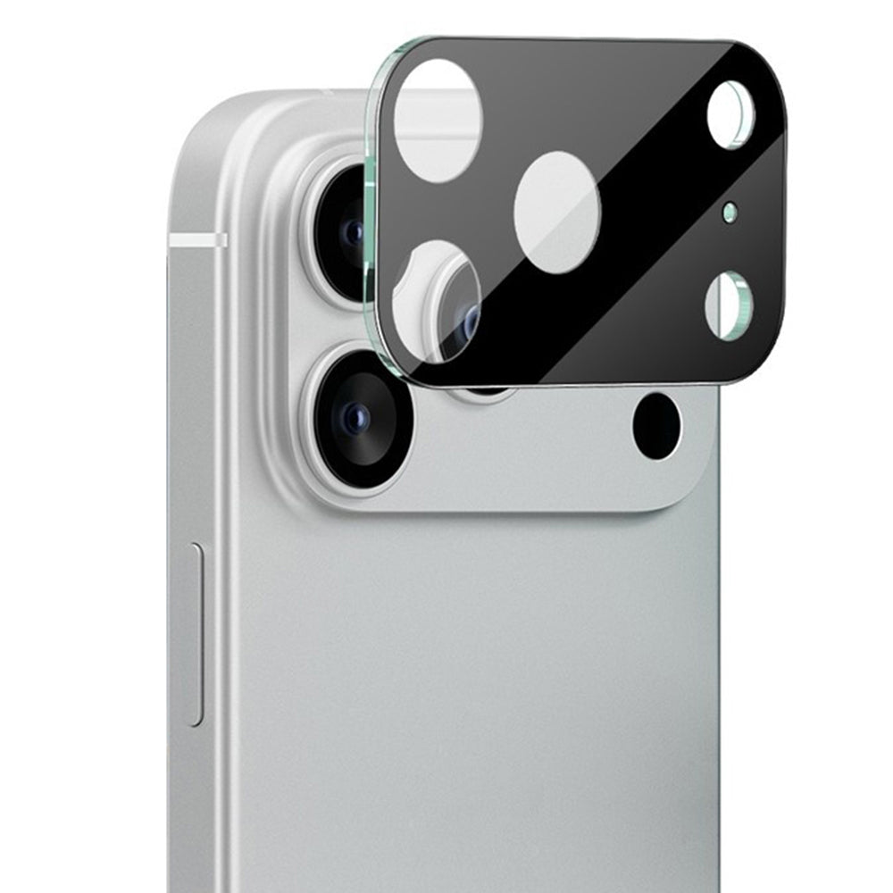 Skyddsfilm för bakre kamera Techsuit för Apple iPhone 17 Pro Max, Härdat glas, Svart