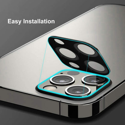Skyddande bakre kameraskydd Techsuit för Apple iPhone 17 Pro, härdat glas, mörkblå