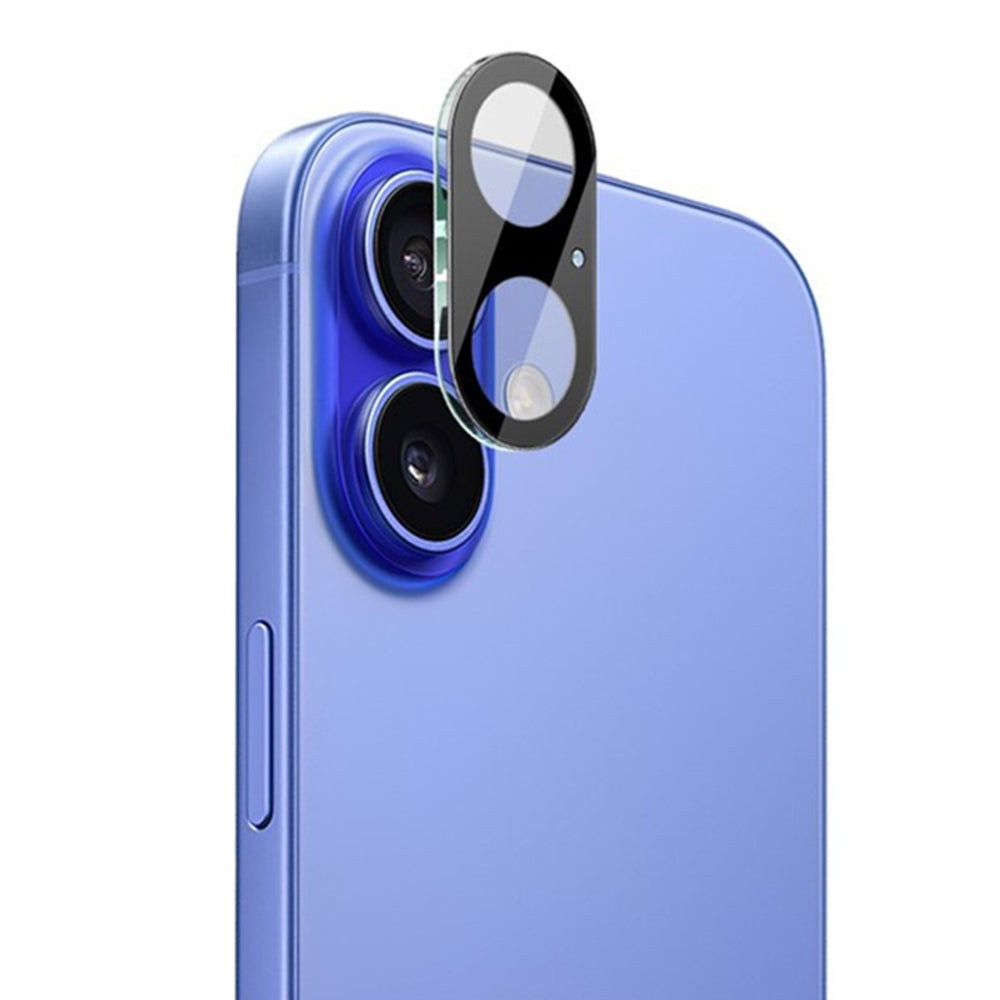 Skyddsfilm för bakre kamera Techsuit för Apple iPhone 17, Härdat glas, Svart