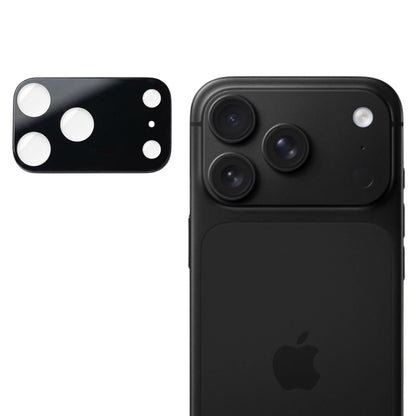 Techsuit Rear Camera Protective Film for Apple iPhone 18 Pro Max, Tempered Glass, Black