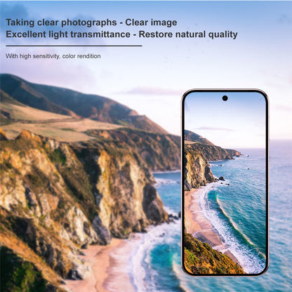 Techsuit Rear Camera Protection Film for Google Pixel 10a, Tempered Glass, Black