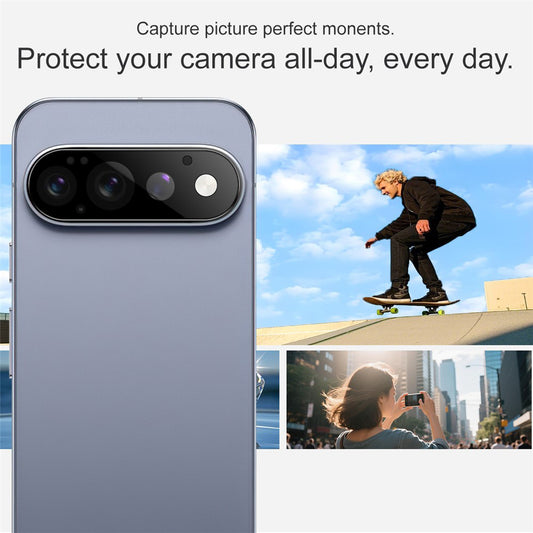 Skyddsfilm för bakre kamera Techsuit för Google Pixel 11 Pro, härdat glas, svart