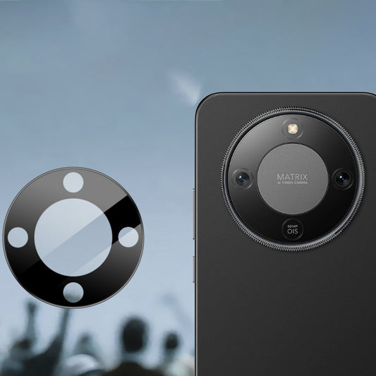 Skyddsfilm för bakre kamera Techsuit för Honor Magic8 Lite, Härdat glas, Svart