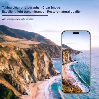 Skyddsfilm för bakre kamera Techsuit för Honor Magic8 Pro, Härdat glas, Svart