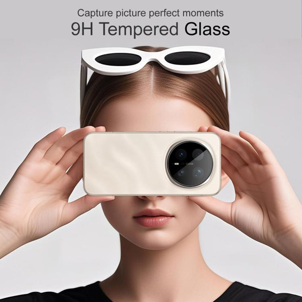 Skyddsfilm för bakre kamera Techsuit för Honor Magic8 Pro, Härdat glas, Svart