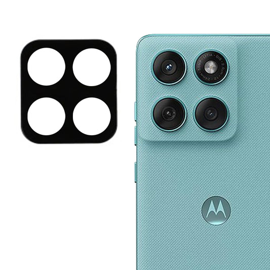 Skyddande bakre kameraskydd Techsuit för Motorola Edge 60 Fusion / Edge 60, härdat glas, svart