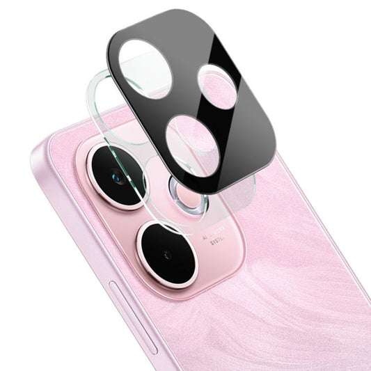 Skyddande bakre kameraskydd Techsuit för Oppo A5 Pro 4G / A5 Pro, härdat glas, svart