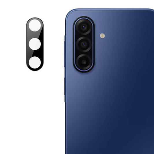Skyddande bakre kameraskydd Techsuit för Samsung Galaxy A17 4G / A17 5G, härdat glas, svart