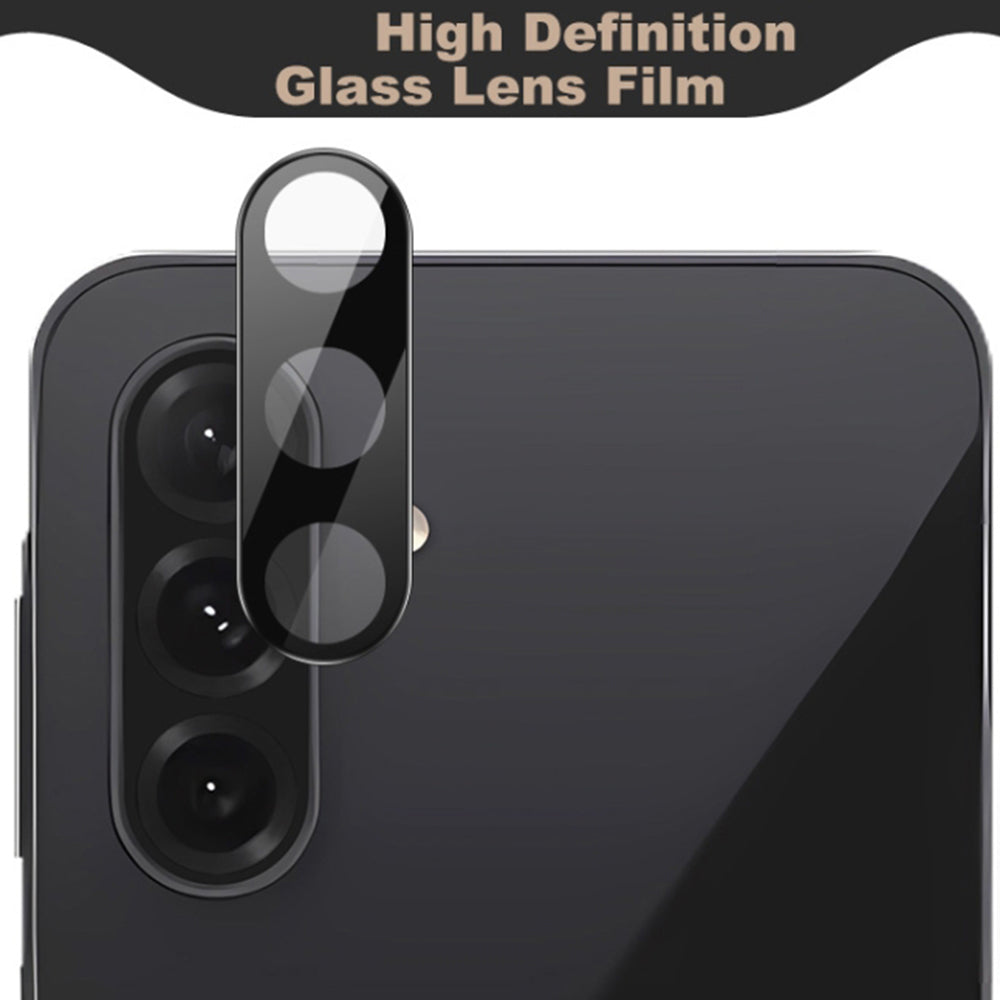 Skyddsfilm för bakre kamera Techsuit för Samsung Galaxy A57 5G, Härdat glas, Svart