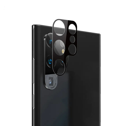 Skyddande film för bakre kamera Techsuit för Samsung Galaxy S23 Ultra S918, härdat glas, svart
