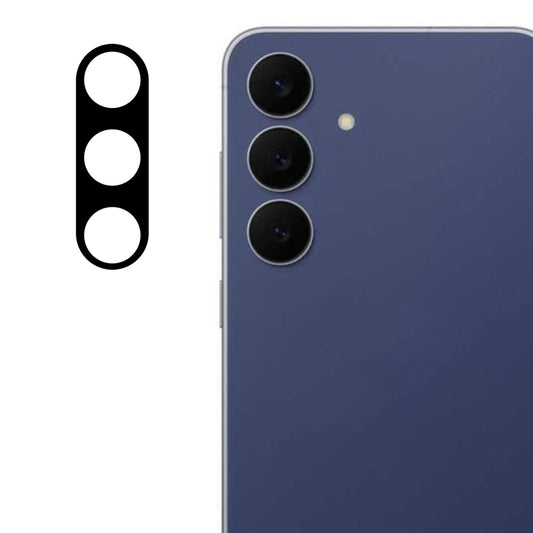 Skyddande bakre kameraskydd Techsuit för Samsung Galaxy S25 FE, härdat glas, svart