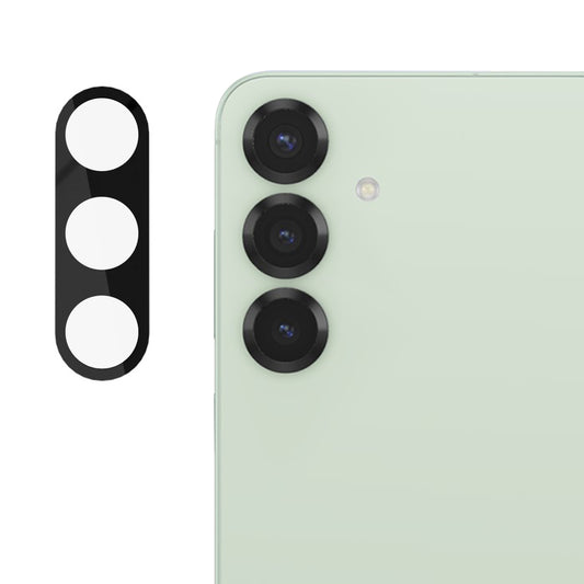 Skyddande film för bakre kamera Techsuit för Samsung Galaxy S25+ S936, härdat glas, svart