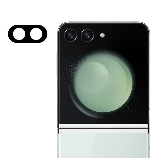 Skyddande bakre kameraskydd Techsuit för Samsung Galaxy Z Flip6 F741, härdat glas, svart