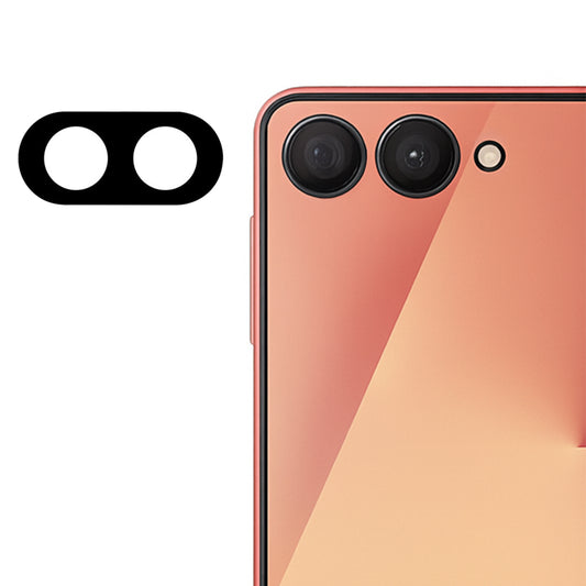 Skyddande bakre kameraskydd Techsuit för Samsung Galaxy Z Flip7 F766, härdat glas, svart