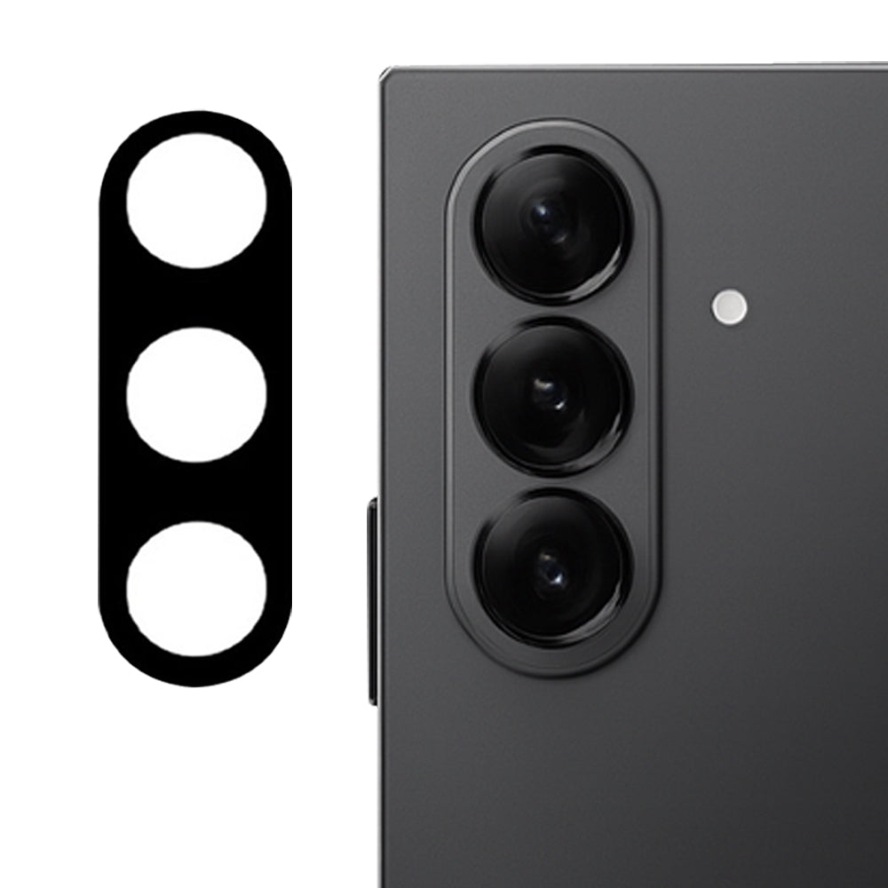 Skyddsfodral för bakre kamera Techsuit för Samsung Galaxy Z Fold7 F966, härdat glas, svart