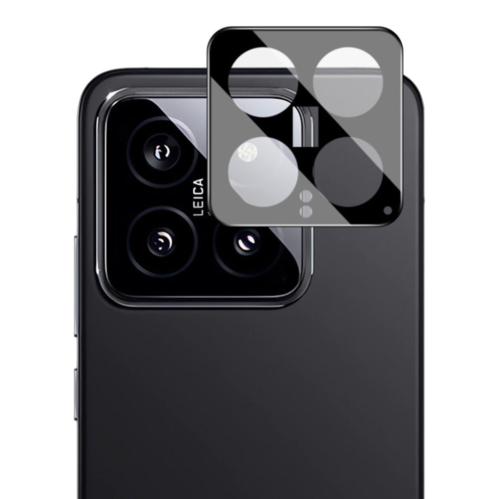 Skyddsplast för bakre kamera Techsuit för Xiaomi 14, härdat glas, svart