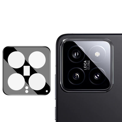 Skyddsplast för bakre kamera Techsuit för Xiaomi 14, härdat glas, svart