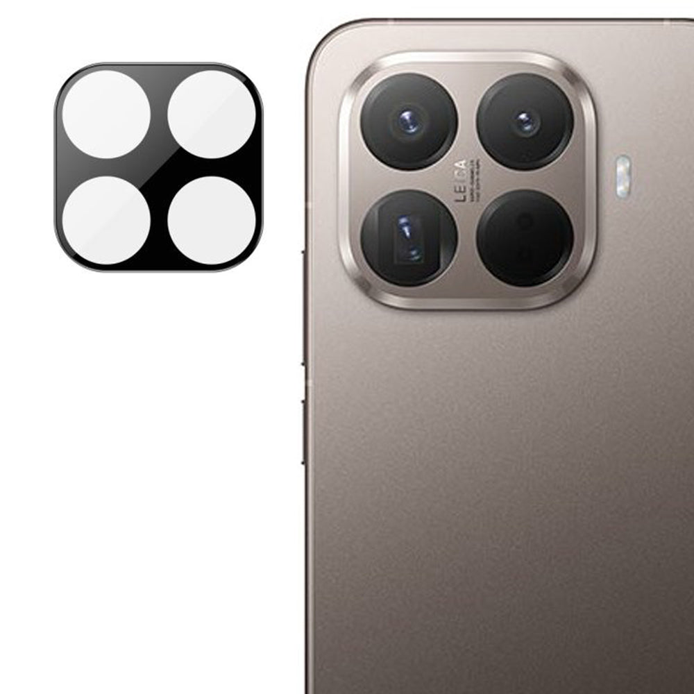 Skyddsplast för bakre kamera Techsuit för Xiaomi 15T Pro, härdat glas, svart