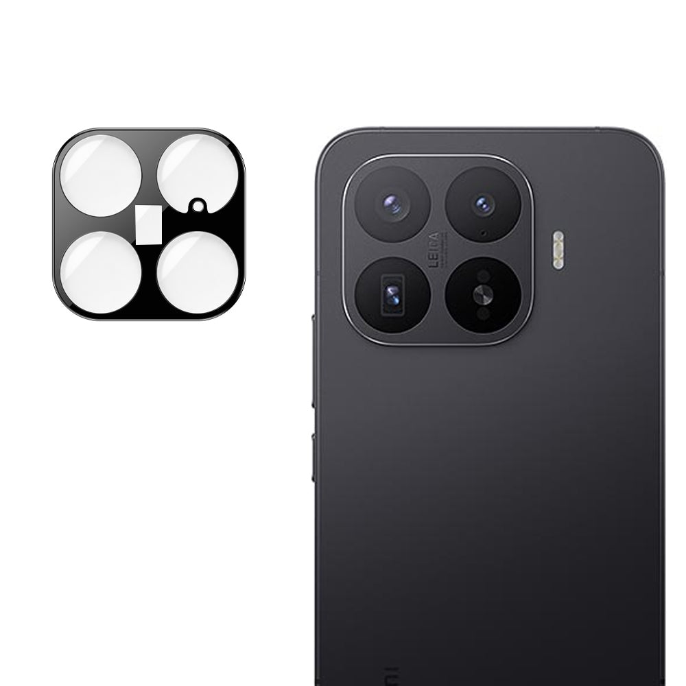 Skyddsplast för bakre kamera Techsuit för Xiaomi 17T Pro, härdat glas, svart