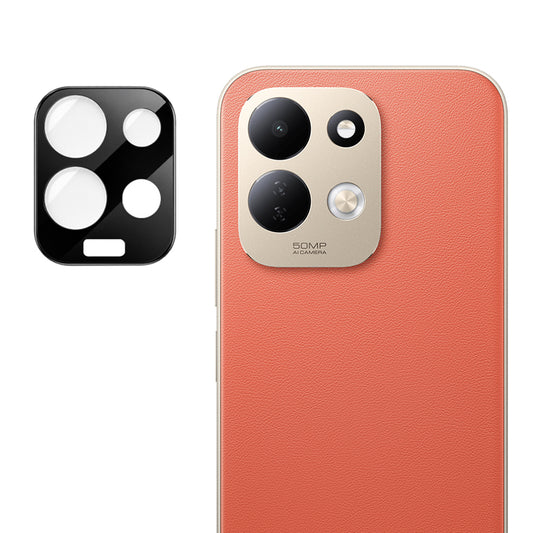 Skyddande bakre kameralinsfilm Techsuit för Xiaomi Redmi 17 5G / 17 4G, härdat glas, svart