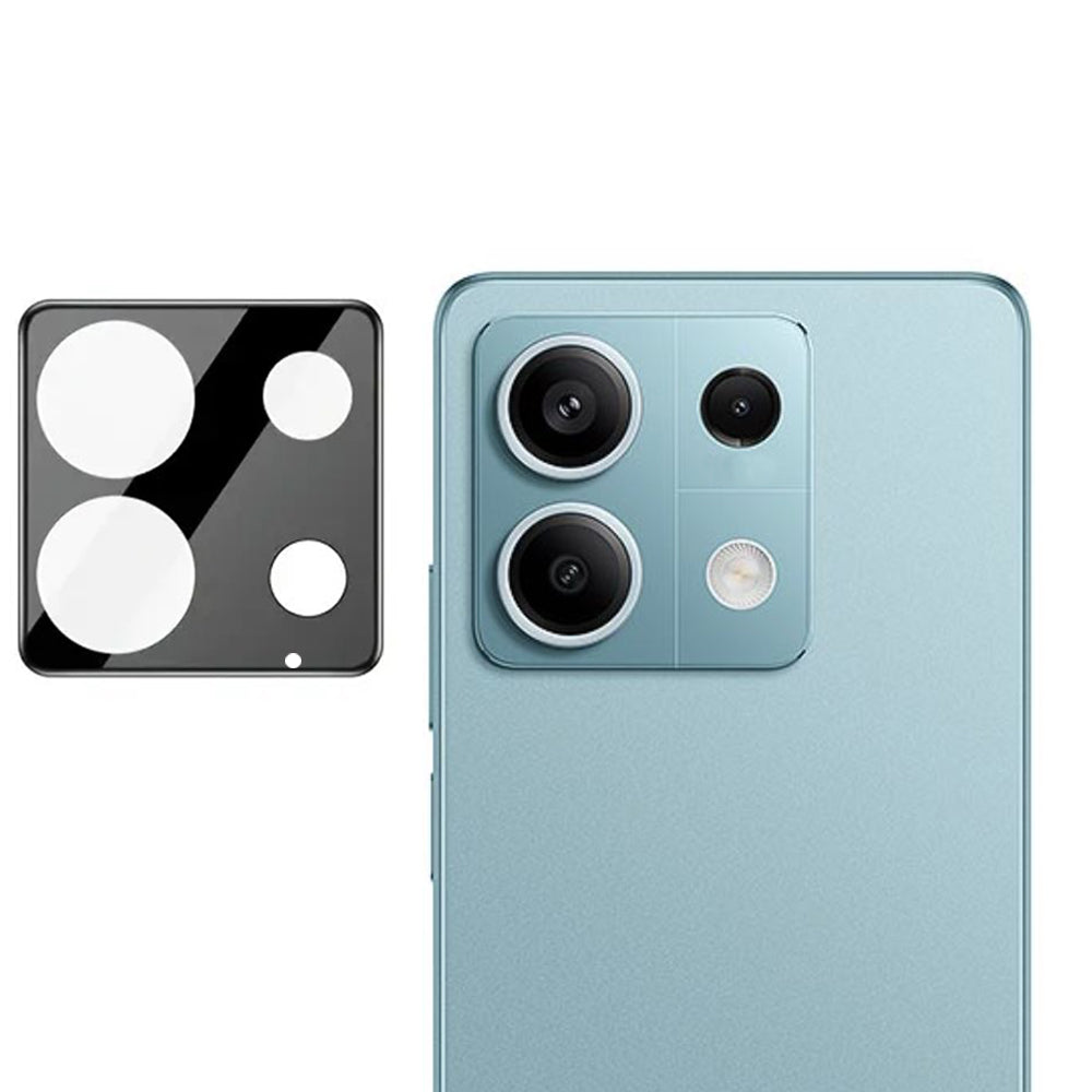 Skyddsplast för bakre kamera Techsuit för Xiaomi Redmi Note 13 5G, härdat glas, svart