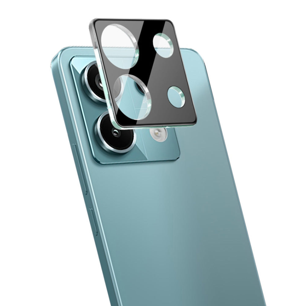 Skyddande bakre kameraskydd Techsuit för Xiaomi Redmi Note 13 Pro 5G, härdat glas, svart