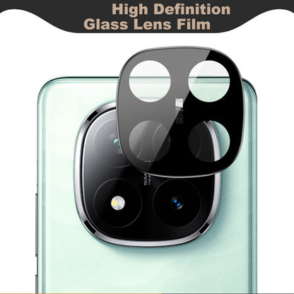 Skyddsplast för bakre kamera Techsuit för Xiaomi Redmi Note 14 Pro+ 5G, härdat glas, svart