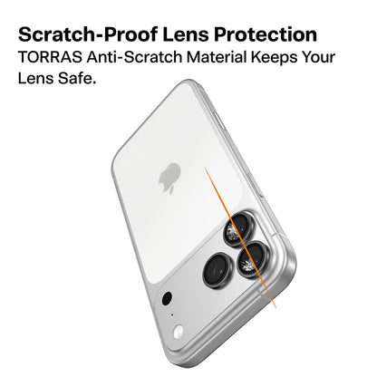 Torras Lensguard bakkameraskyddsfilm för Apple iPhone 17 Pro Max / 17 Pro, härdat glas, blå