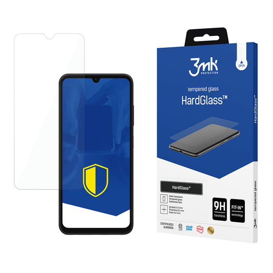 3MK HardGlass skärmskydd för Samsung Galaxy A05s A057, härdat glas, full limning