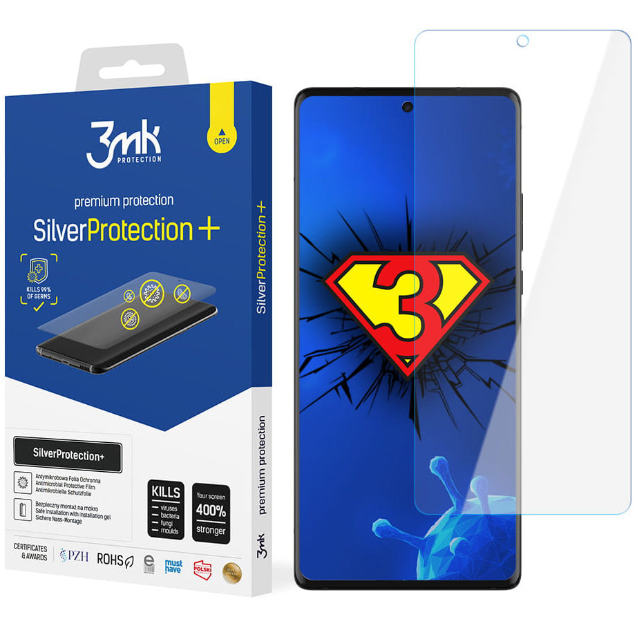 Skärmskydd 3MK Silver Protect+ för Motorola Edge 30 Ultra, Plast
