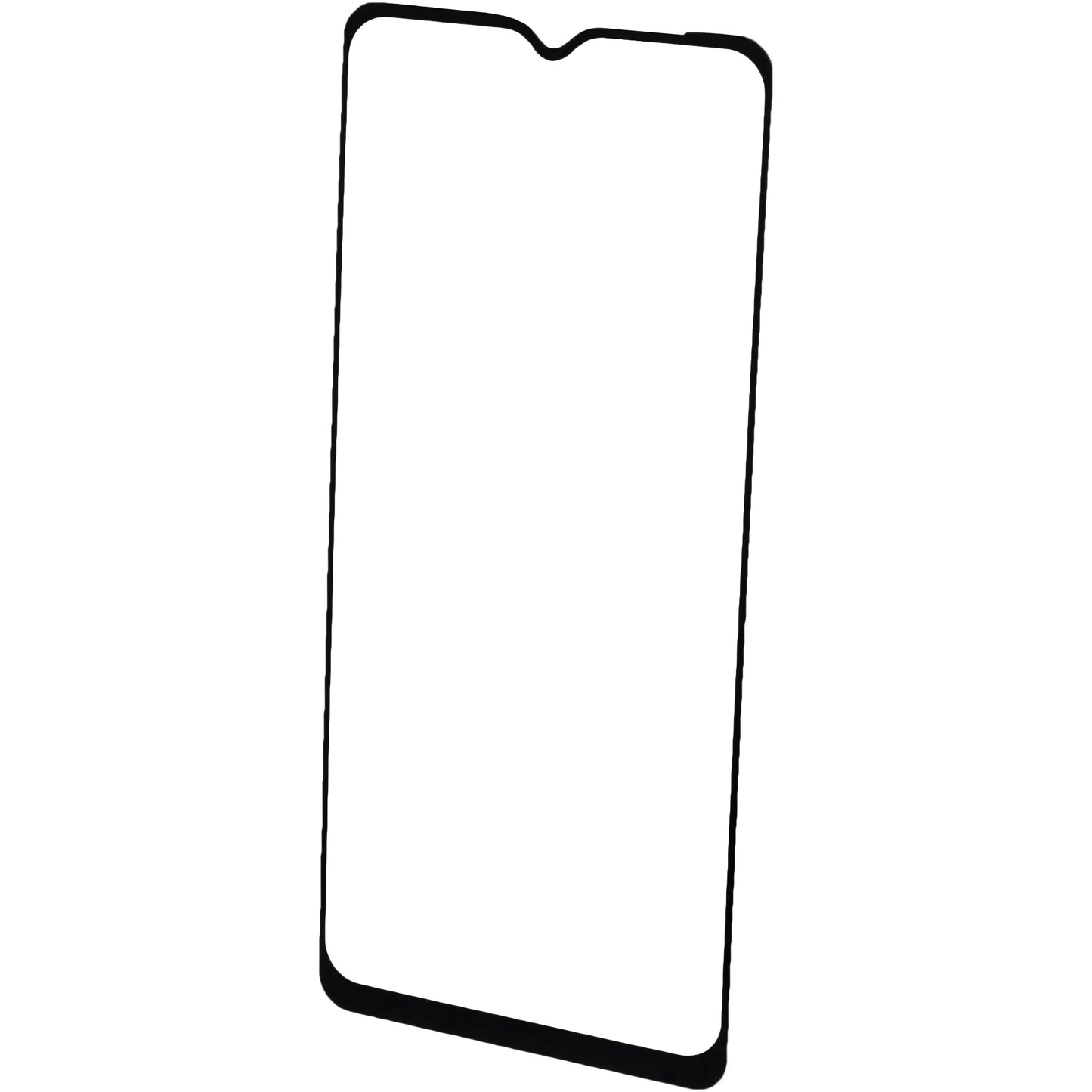 Skärmskydd Blue Shield för Xiaomi Redmi A3, Härdat Glas, Full Lim, Fodralvänlig, Svart