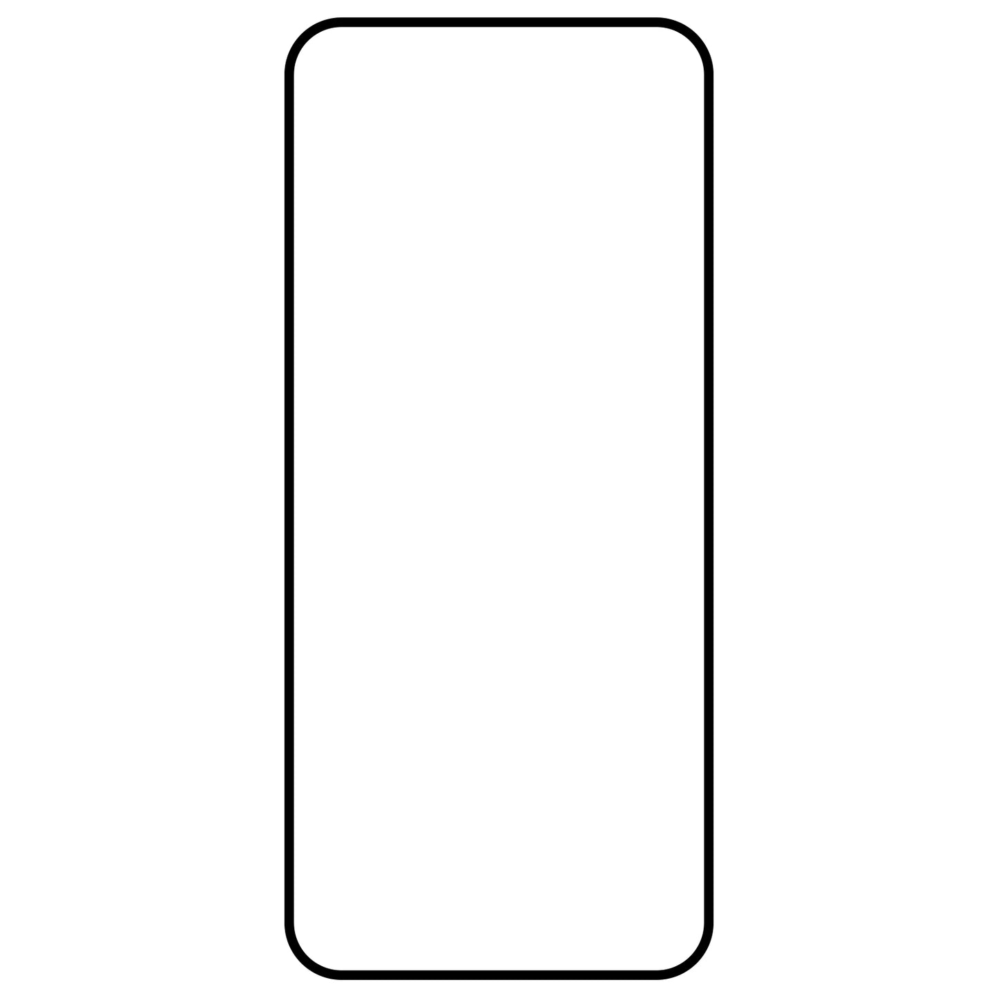 Blue Shield skärmskydd för Samsung Galaxy M35, skiktat glas, full limning, Case Friendly, svart 